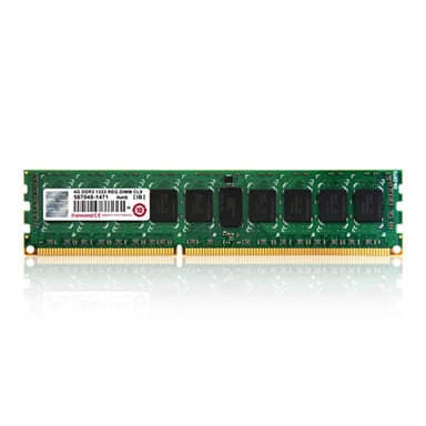 Transcend 4GB DDR3 1600 PC3-12800 240-pin DIMM ECC Registered CL11 módulo de memoria 2 x 8 GB