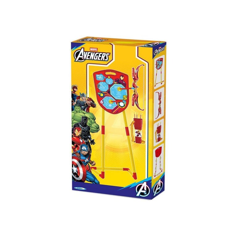 Set arc et flèches MARVEL Iron Man Avec étui et cible sur pied - vue 3