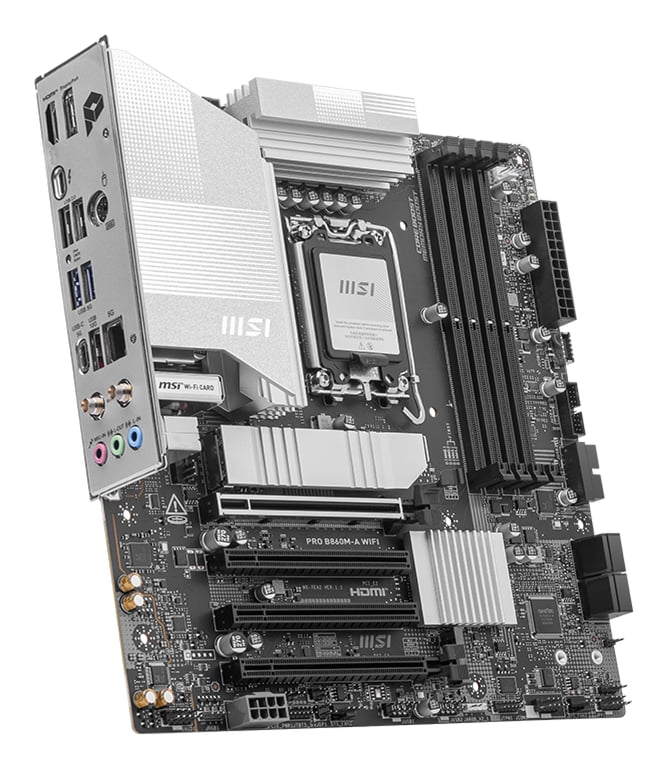 MSI PRO B860M-A WIFI carte mère Intel B860 LGA 1851 (Socket V1) micro ATX - Neuf