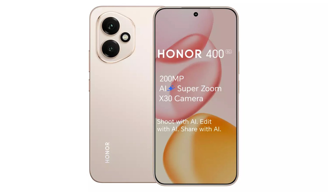 Honor 400 (5G) 256 Go, Desert Gold - Neuf