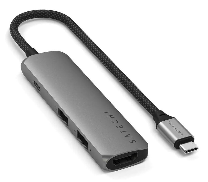 Satechi ST P4SM hub & concentrateur USB Type C 10000 Mbit/ Neuf - vue 3