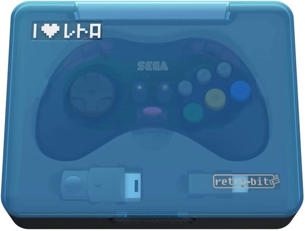 Retrobit Sega Saturn Manette 8 boutons sans fil 2.4Ghz Dongle USBPort d'Origine inclus Neuf - vue 3