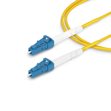 StarTech.com Cable de Fibra Óptica de 3m Simplex Monomodo LC a LC (UPC) OS2, 9/125µm, 40G/100G, Cable de Fibra Óptica, Insensible a la Curvatura, Baja Pérdida de Inserción, Cable Patch de Fibra LSZH