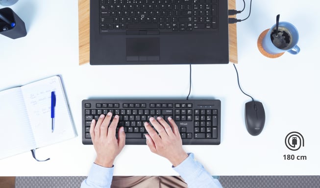 Teclado Trust Primo (gran formato)