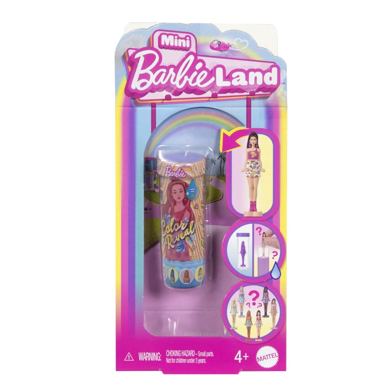 Poupée Mini Barbie Land Mattel JCR08 – Surprise Color Reveal - vue 2