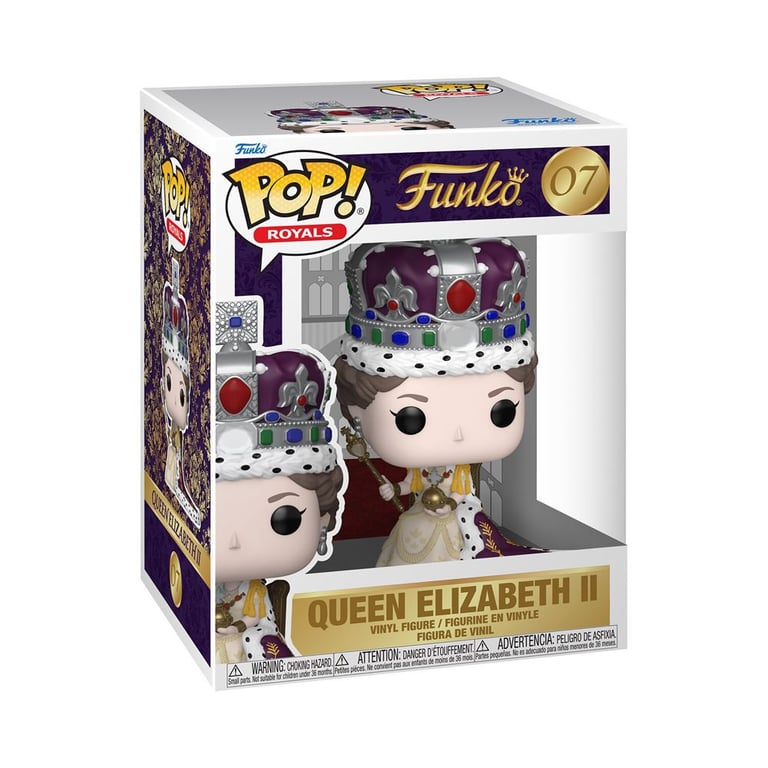 Figurine Funko Pop Royals Queen Elizabeth II - vue 10