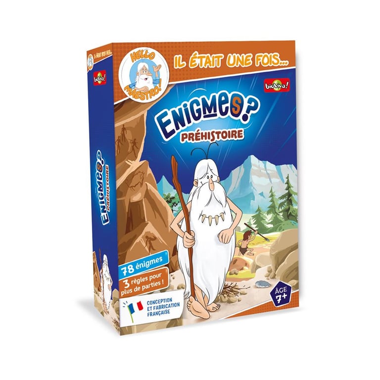 Jeu classique Bioviva Il était une fois… Enigmes Préhistoire - vue 2
