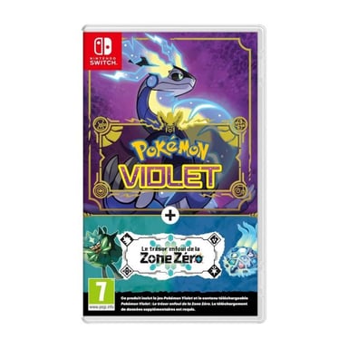 Bundle Pokémon Violet + Pass d'Extension Le trésor enfoui de la Zone Zéro pour Nintendo Switch