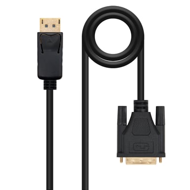 Nanocable 10.15.4502 câble vidéo et adaptateur 2 m DisplayPort DVI Noir