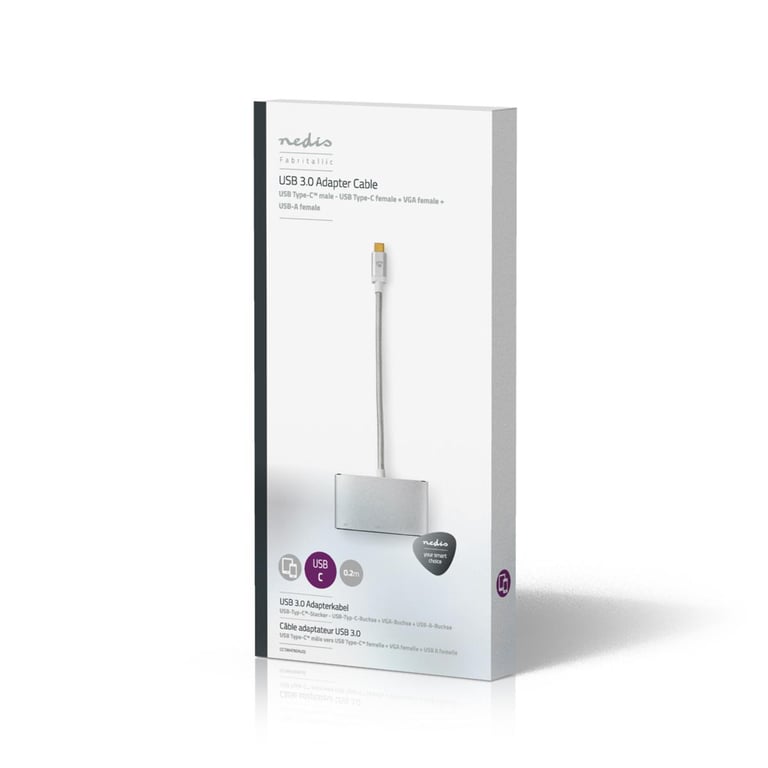 Nedis CCTB64760AL02 station d'accueil Aluminium Neuf - vue 4