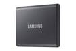 SSD EXT SAMSUNG T7 2TO gris titanio USB 3.2 Gen 2 MU-PC2T0T/WW