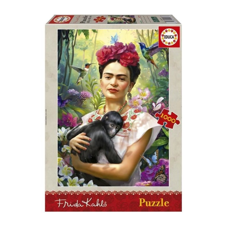 Puzzle EDUCA Le Jardin de la Vie 1000 pièces 34 x 48 cm Thème: Frida Kahlo - vue 7