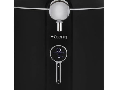 Tireuse a biere HKoeNIG BW1688 - Capacité 6L - Température réglable 3°C a 12°C 6 - Compatible tous fûts - Noir