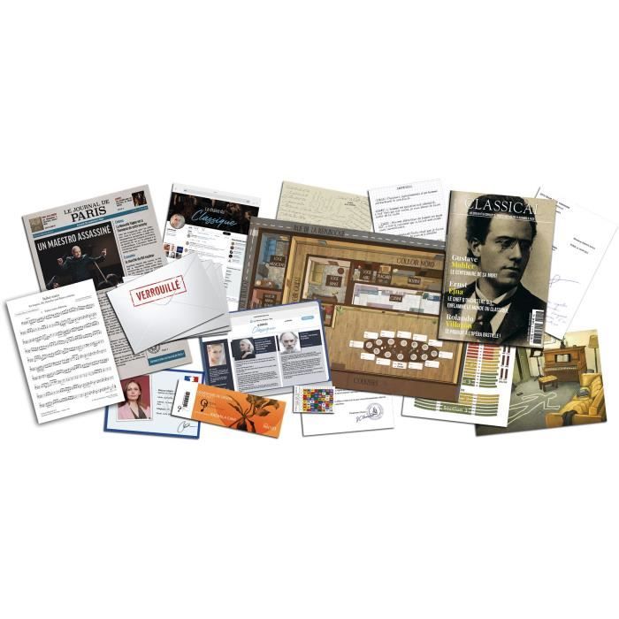 Jeu d enquête Asmodee Dossiers Criminels Le Maestro Assassiné - vue 3