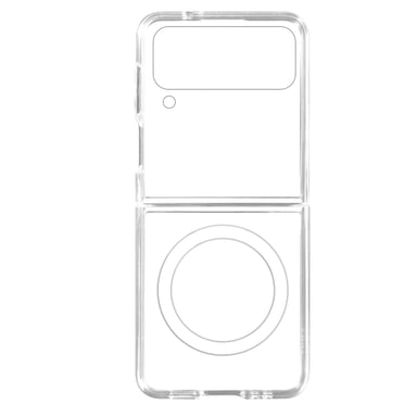 Funda MagSafe para Samsung Galaxy Z Flip 4 Rigida serie Crystal Mag Transparente