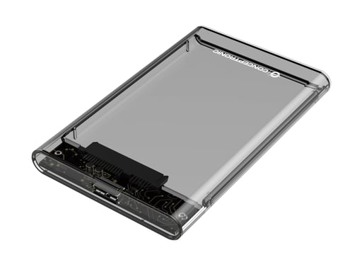 Conceptronic DANTE03T Boîtier de disques de stockage Boîtier disque dur/SSD Transparent 2.5''