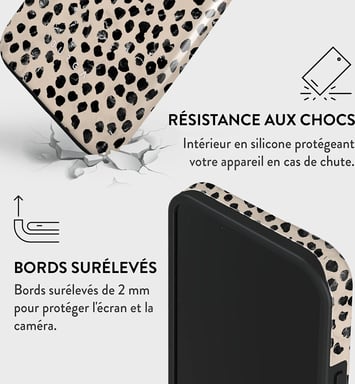 Burga Funda para iPhone 13 Tough A prueba de golpes modelo Almond Latte Beige