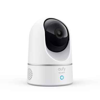 Eufy Security Indoor CAM 2K Pan & Tilt, Camara vigilancia WiFi Interior, Reconocimiento de Personas, con Asistente de Voz, Sensor de Movimiento, nessun canone mensile, No se Requiere HomeBase