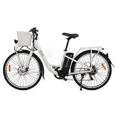 Youin BK2226W bicicleta eléctrica Blanco Aluminio 66 cm (26'') 25 kg