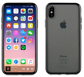 Coque Crystal Bump Noir: Apple Iphone X/Xs