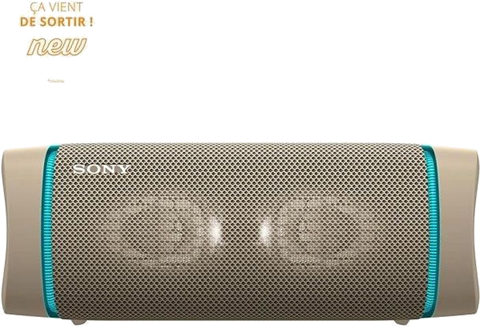 SONY SRSXB33C Enceinte Bluetooth - Autonomie 24h - Splash proof - Gris Sable