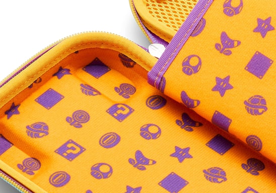 PowerA NSCS0302-01 funda para consola portátil Funda protectora rígida Nintendo Malla, Caucho Multicolor