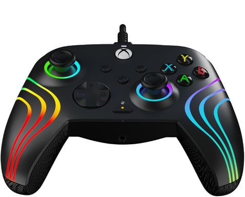 PDP Afterglow Wave Negro USB Gamepad PC, Xbox One, Xbox Series S, Xbox Series X