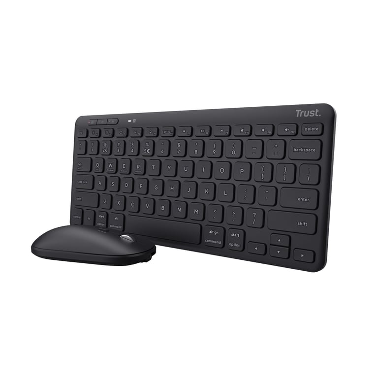Ensemble clavier et sans fil Trust Trezo Confort écoresponsable