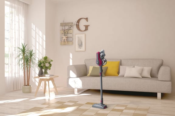 Hoover HF1 HF110P 011 Aspiradora escoba Batería Secar Tela Sin bolsa 0,9 L Magenta