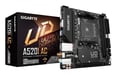 GIGABYTE A520I Placa base AC - Soporta CPUs AMD Ryzen 5000 Series AM4, 6 fases de VRM digital, hasta 5300MHz DDR4 (OC), 1xPCIe 3.0 M.2, WIFI, GbE LAN, USB 3.2 Gen1