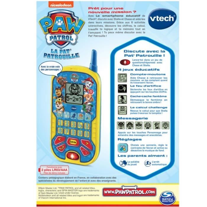 Smartphone Éducatif La Pat'patrouille Vtech Le Smartphone - vue 8