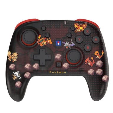 Manette sans fil HORI Horipad Turbo Pokémon Pixel Red Nintendo Switch 2 Rouge