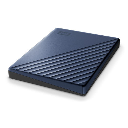 Western Digital WDBC3C0020BBL-WESN disque dur externe 2 To USB Type-C 3.2 Gen 1 (3.1 Gen 1) Noir, Bleu - Neuf
