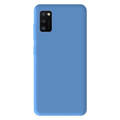 Coque silicone unie Mat Bleu compatible Samsung Galaxy A31