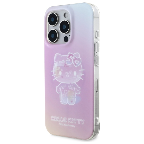 Hello Kitty Coque Téléphone - iPhone 16 Pro Max - 50e Anniversaire - Effet Dégradé - MagSafe