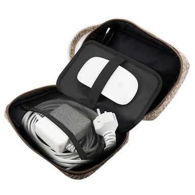 Sacoche de voyage avec port USB Modèle G Cube Marron