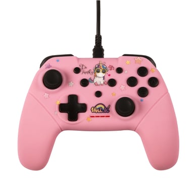 Konix Be Funky Rose USB Manette de jeu Nintendo Switch, PC