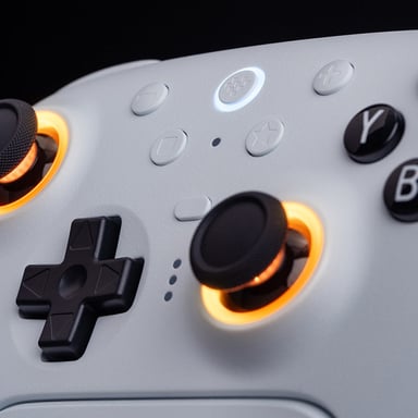 8Bitdo Ultimate 2 Bluetooth Blanco Bluetooth/RF/USB Mando de juego Analógico/Digital Nintendo Switch, Nintendo Switch 2, PC