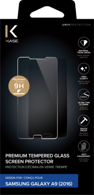 Protezione dello schermo in vetro temperato premium per Samsung Galaxy A9(2016), trasparente