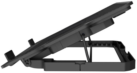 NATEC DIPPER 2 système de refroidissement pour ordinateurs portables 43,9 cm (17.3'') 650 tr/min Noir