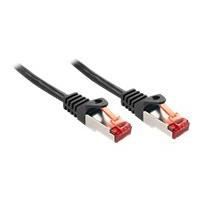 LINDY Cable de red básico Cat.6 S/FTP - 0,5 m - negro
