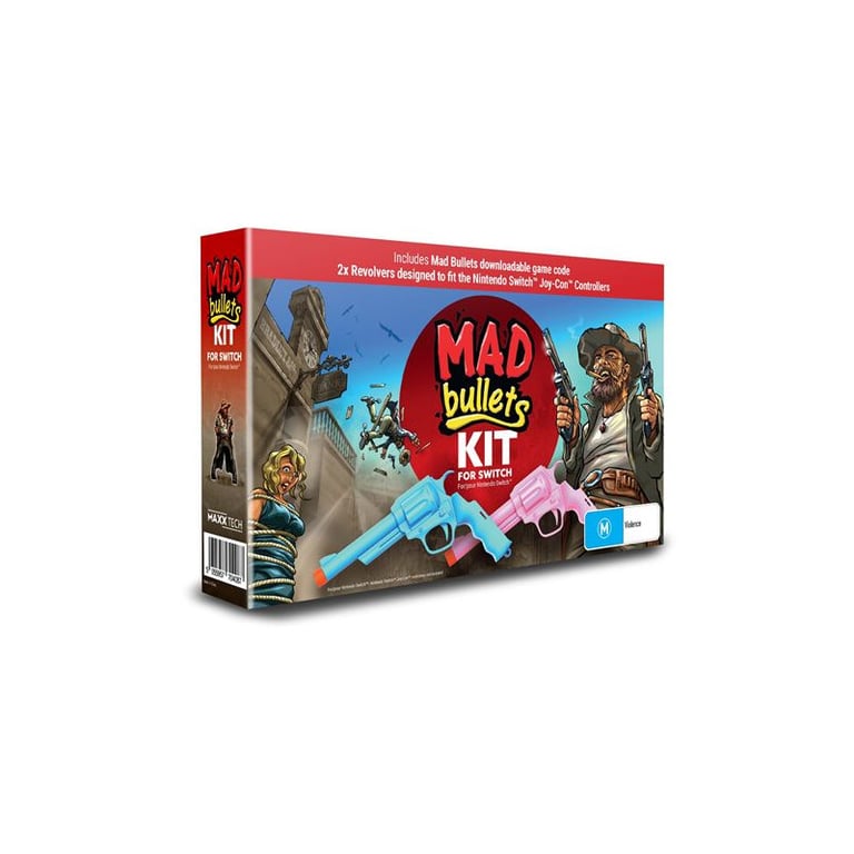 Mad Bullets Kit Edition Bundle Code in a box Nintendo Switch Neuf