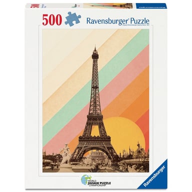 Ravensburger Puzzle adulte Paris Arc-en-ciel 500 pièces Multicolore - vue 1