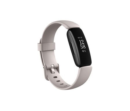 Bracelet connecté Fitbit Luxe Bracelet Blanc lunaire et acier inoxydable or  pâle - Bracelet connecté - Achat & prix