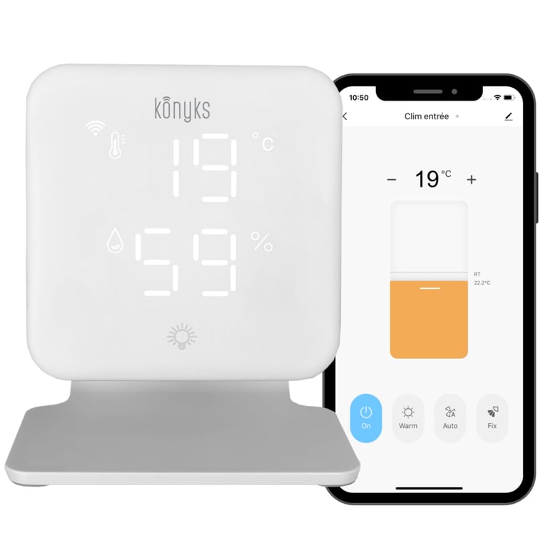 Thermostat Wi Fi pour Pompes à Chaleur et Climatiseurs - vue 2