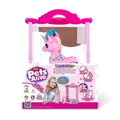 Licorne Interactif - My Magical Unicorn Pets Alive - 13 interacciones y juegos para descubrir la magia de tu unicornio