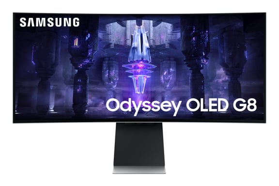 Samsung Odyssey Neo G8 LS34BG850SUXEN 86,4 cm (34'') 3440 x 1440 píxeles UltraWide Quad HD OLED Flat Panel PC Display Plata