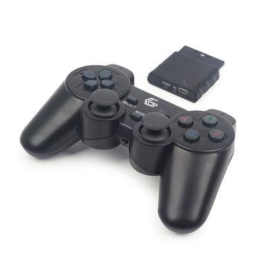 Gembird JPD-WDV-01 accessoire de jeux vidéo Noir RF Manette de jeu PC, Playstation 2, Playstation 3