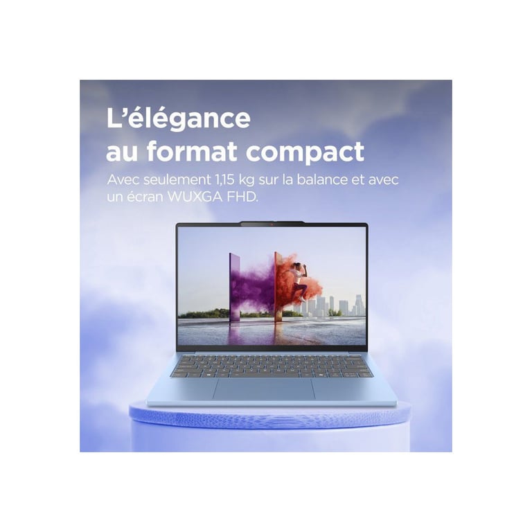 PC Portable LENOVO IdeaPad Slim 5 13ARP10 Sans Windows 13 3'' WUXGA Ryzen 7 7735HS RAM SSD Aluminium AZERTY - vue 4