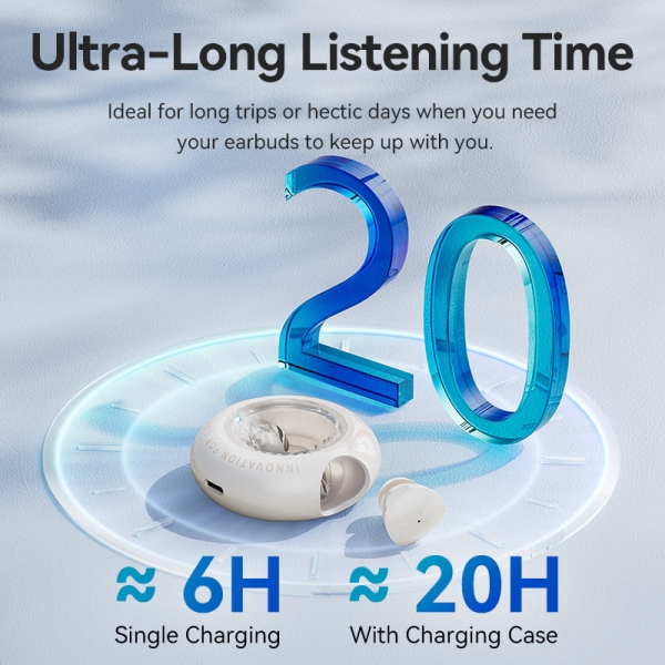 Casque Bluetooth 5.3 Vention Tiny T17 avec étui de chargement – True Wireless – Autonomie 6 h ? Neuf - vue 2